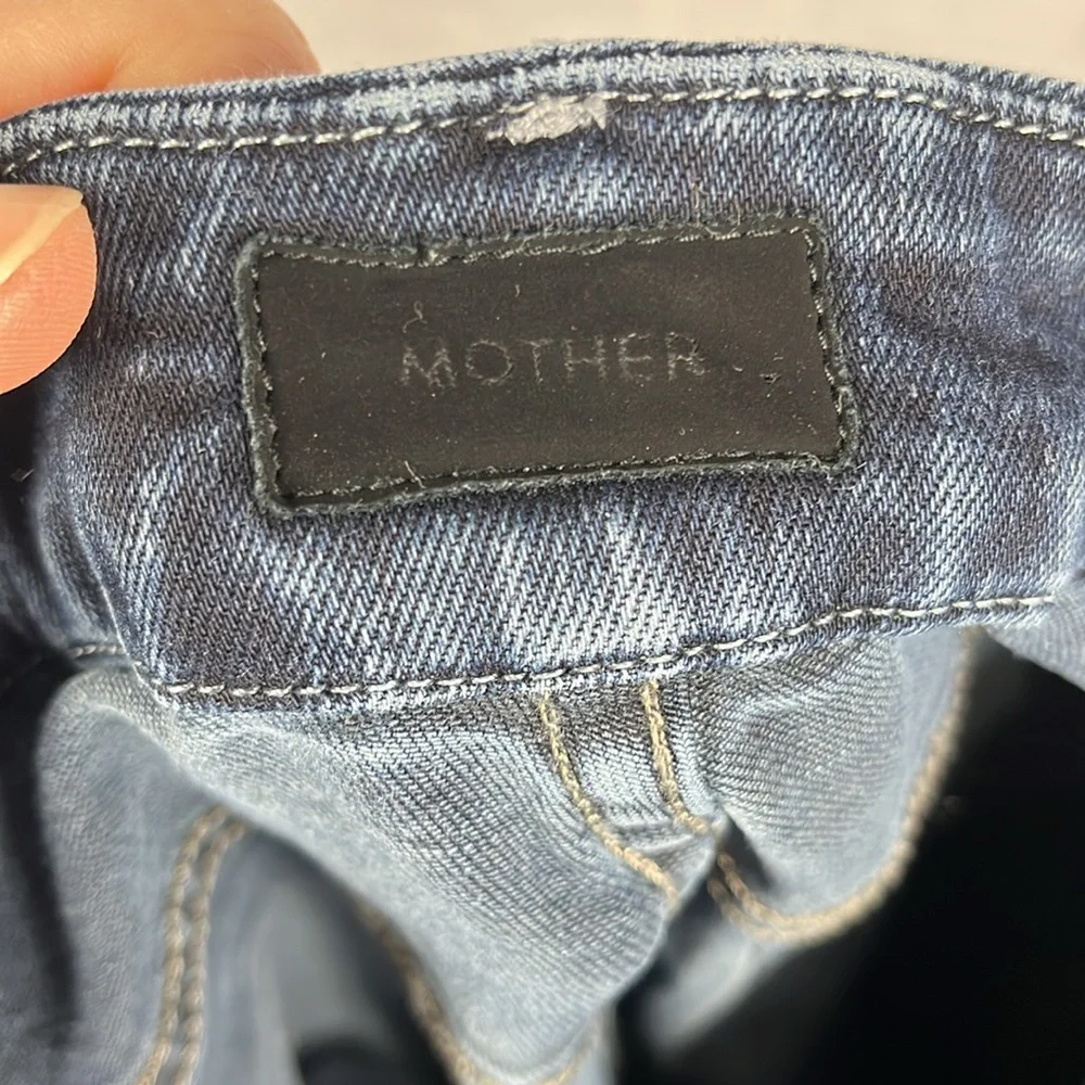 MOTHER High Waisted Ankle Fray in‎ Last Call.